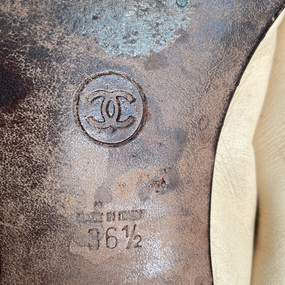 Vintage Chanel Flats Ballerinas - Picture 14 of 16
